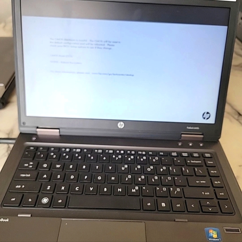 HP ProBook 6465b Laptop Works Hard Drive And Memory Wiped